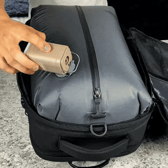 AuraPack™ Vakuum Reisetasche